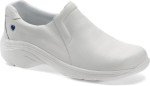 All White Leather Nurses Slip-Ons