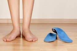 Orthotic inserts for flat feet