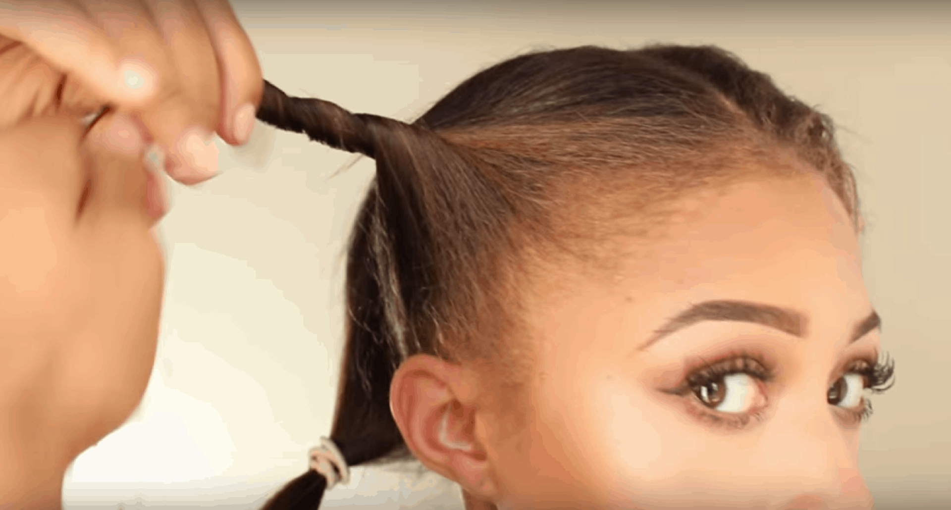 short hair heatless curls