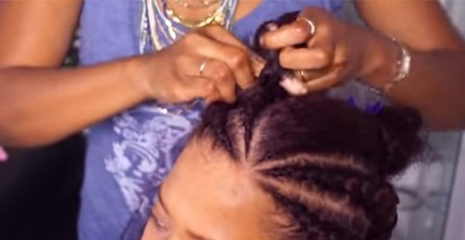 Ghana Braids How to Install Ghana Braids / Invisible Cornrows on Natural Hair