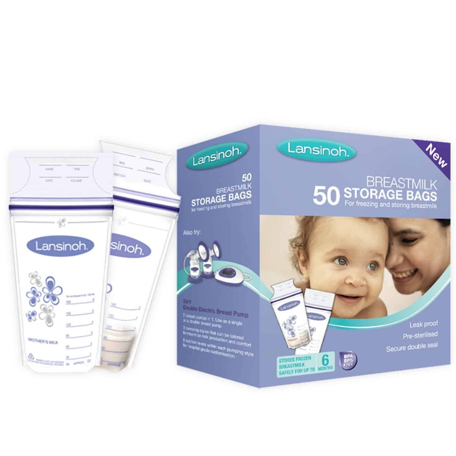 lansinoh breastmilk storage bags in reviews