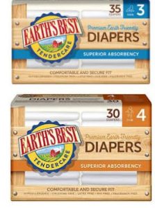 earths best chlorine-free diapers