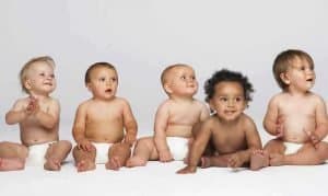 group-of-babies mixed races