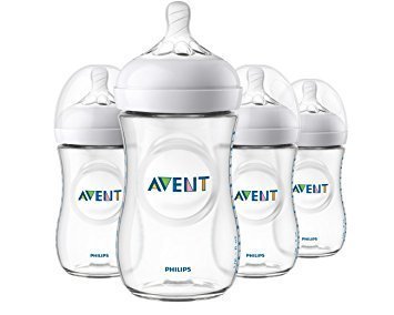 clear avent bottles