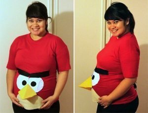 angry bird pregnant woman halloween costumes