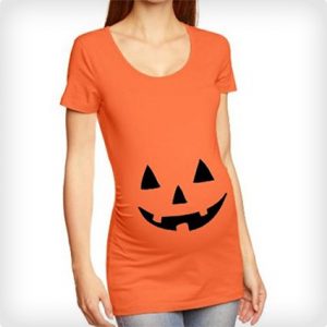 Jack-O-Lantern-Pregnancy-T-Shirt, cool