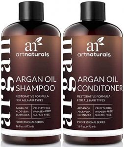 ArtNaturals Argan Oil Shampoo- Best Shampoos and Conditioners for Keratin Treated Hair