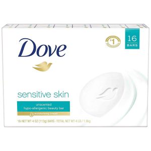 Dove- Best Hypoallergenic Soaps for Sensitive Skin
